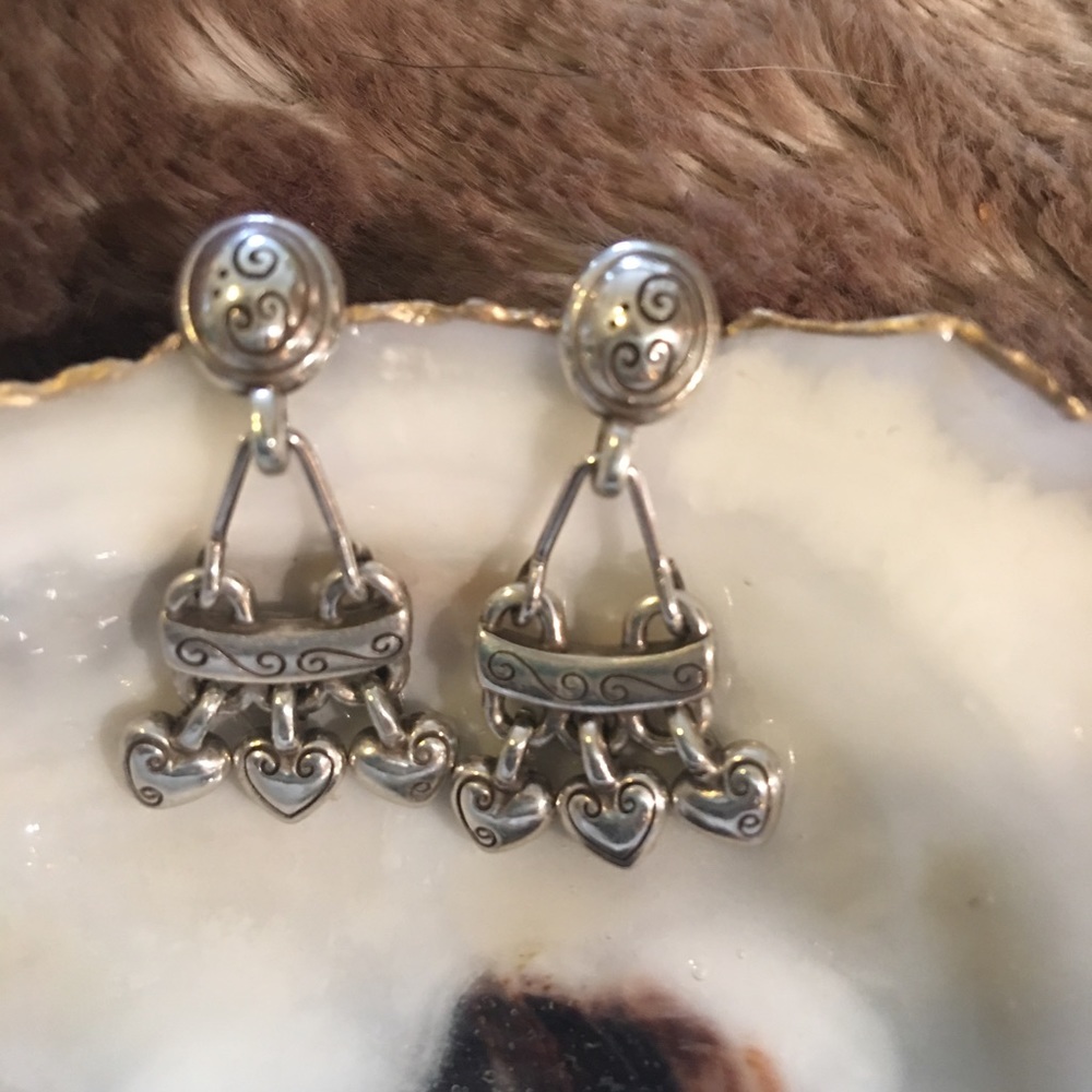 Brighton Dainty  Hearts Dangle Earrings